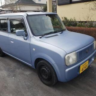 私の　ラパン　車検は半年　総額五万円　スタッドレスタイヤ付き