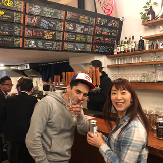 残席1名‼️おいしいクラフトビールを飲みながら、アメリカ人と英語を話す！の画像