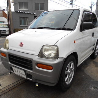 平成１１年式　ホンダ　Ｚ　ターボ　４ＷＤ　社外ナビ　ＴＶ　ＣＤ　...