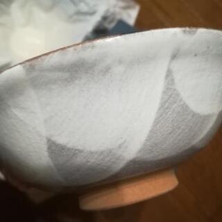 美濃焼　粉引き皿（未使用）の画像