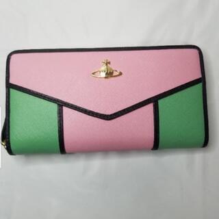 新品 未使用 Vivienne Westwood 長財布 ピンク/グリーン 新品未使用 Vivienne Westwood ヴィヴィアンウエストウッド ピンク