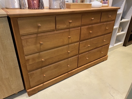 チェスト 東京インテリア 収納 茶 木製 中古品