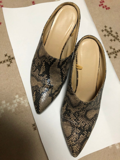 パイソン柄のミュール⭐️