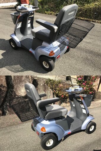 ☆彡suzuki スズキ製・電動車いす・車椅子・バッテリー新品!!介護用品。セニアカー。シニアカー。免許返納後でも安心です♪