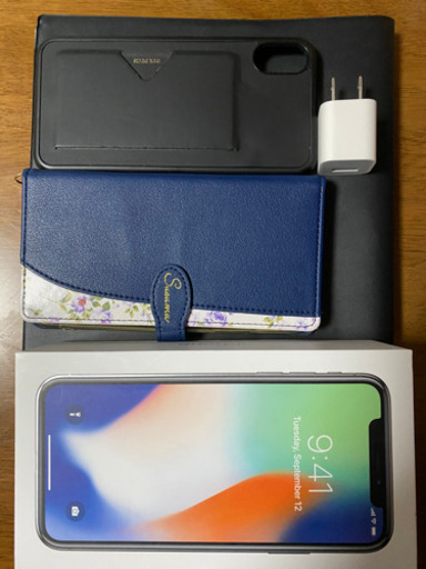iPhone X, 256GB, シルバー, SIMロック解除済み