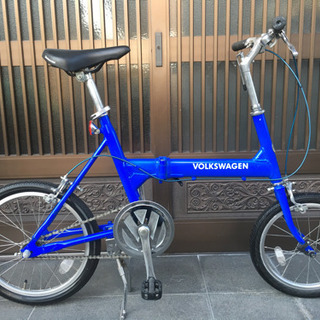75.【美車】ブリジストン製の折りたたみ自転車（フォルクスワーゲン）