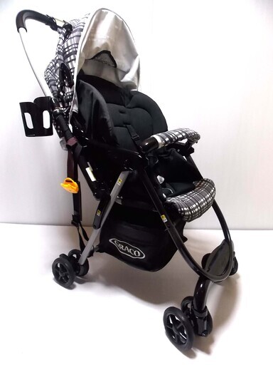 ●○送料無料 対面 ボトルホルダー付き！ (GRACO) ベビーカー○●