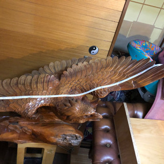 鷹の一刀彫りさらに最終値下げの画像