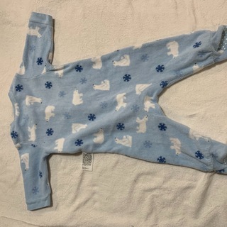 ユニクロ ロンパース カバーオール 70の画像