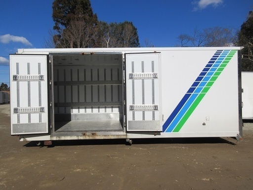 ♪ハAA105♪物置♪コンテナ♪サイドドア大きい♪丈夫♪アルミ冷蔵箱♪