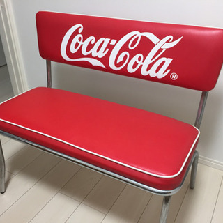 コカ・コーラ ベンチシート 多少の劣化・錆あり（画像参照）