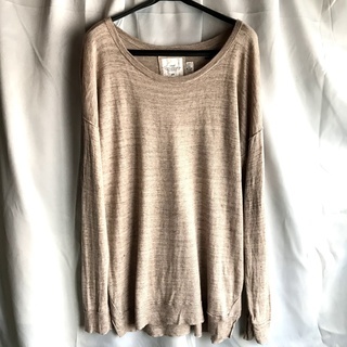 H&M（エイチアンドエム）コットンリネンニット