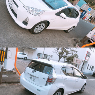 トヨタアクアH24年式 車検令和3年9月  全込み58万5000の画像