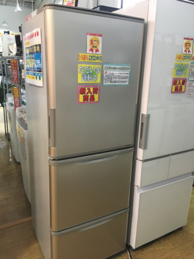 3/17 値下げ! 2018年製 SHARP シャープ 350L冷蔵庫 どっちもドア SJ-W352D-N 日本製