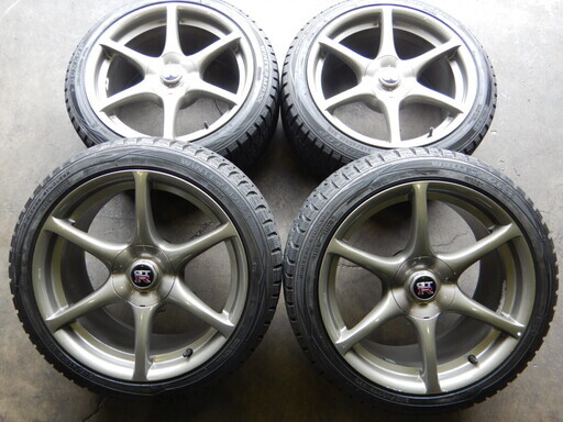 Ｒ３４スカイラインＧＴＲ純正　１８インチ　スタッドレス付き　ＧＴＲ