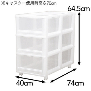 押入れ収納2つとカラーボックス1つの3点セットの画像