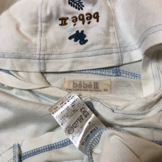 bebe パーカー  90  【難あり】babygap  ニット　95の画像