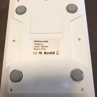 【お取引中】キッチンスケール　デジタルスケール　薄い　10キロまで　1g単位の画像