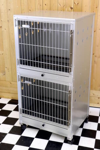 【ペット】  軽量 移動楽々 アルミ犬舎 ゲージ ペットホテル ペットマンション トリマー ペットショップ ペットサロン ブリーダー