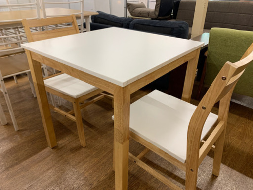 ダイニングセット　3点セット　【店頭取引限定】【中古品】1点限り早い者勝ち！