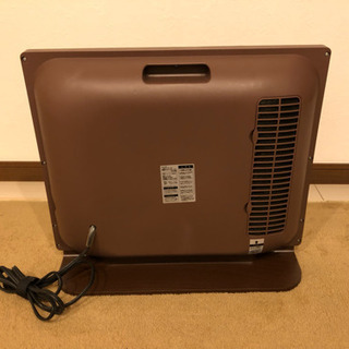 人感センサー付 薄型ファンヒーターの画像