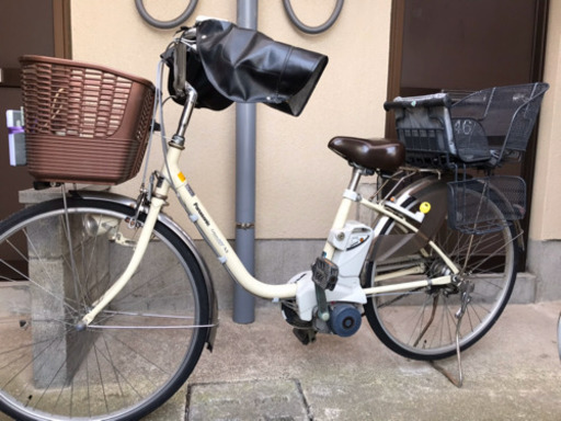 バナソニック電動自転車とチャイルドシート付き！