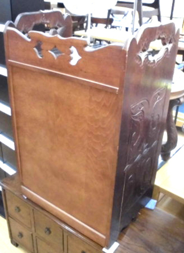アンティーク 4段 チェスト アイヌ 民族工芸品 幅:50cm 札幌 西岡店