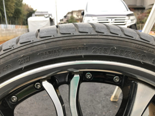 work シュバートSC6 7.5J+50 215/35R19 ステップワゴン等