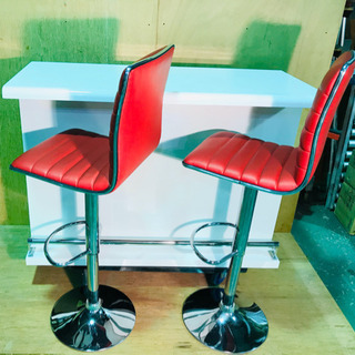 美品✨カウンターテーブル✨バーカウンター✨キッチンカウンター✨カウンターチェア✨セット♪