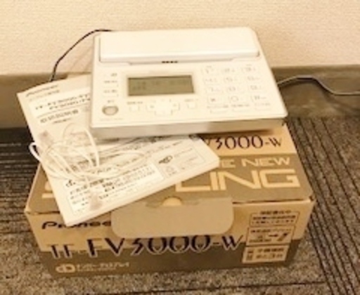 コードレスフォン　パオイニア　TF-FV3000-W