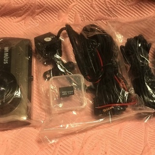 ドラレコ　前後カメラ付き　新品未使用の画像