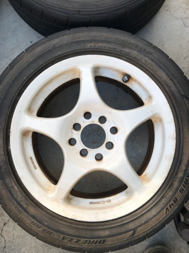 【値下げ】キッズレーシング 白 ホイール 15インチ