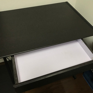 パソコンデスク 机 オフィス 木目 ブラウン 勉強机の画像