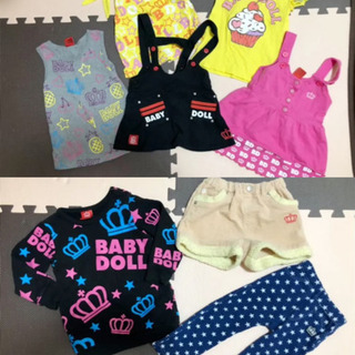 ベビードール 女の子 90 まとめ売り 18点の画像