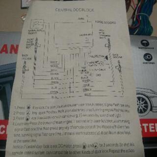 🆕新品汎用キーレスエントリーキット 4ドア12Vアンサーバックの画像