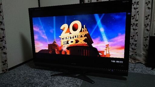 SHARP 52型液晶テレビ ブルーレイ内蔵型