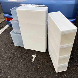 【中古】収納ボックス差し上げます。