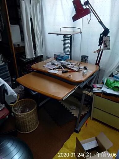値下げ！プリンターや電話も置けるパソコンラック