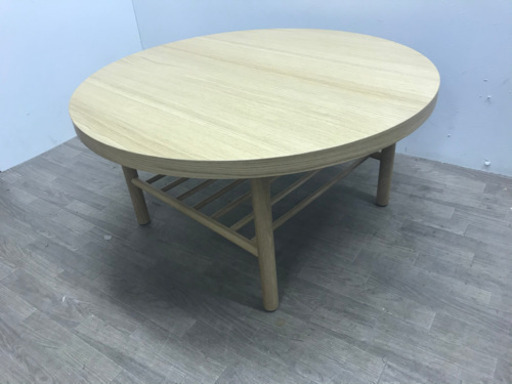 ☆012099 美品 IKEA 円テーブル☆