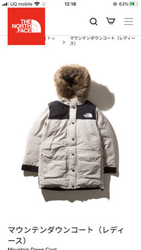 ノースフェイス　マウンテンダウンコート