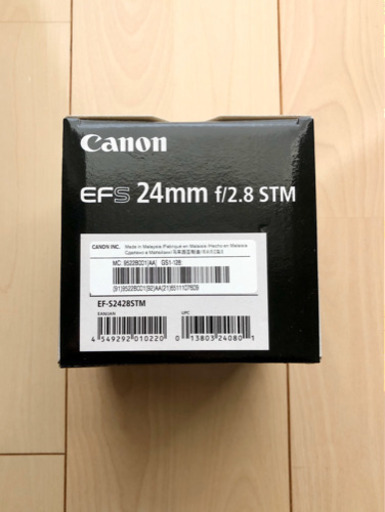 カメラ Cannon EFS 24mm f/2.8 STM