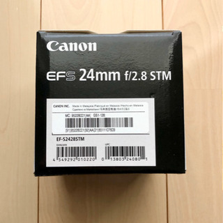 Cannon EFS 24mm f/2.8 STM