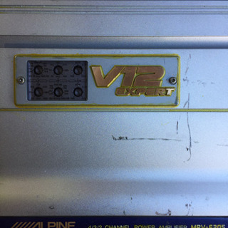 ALPINE V12 EXPERT  アンプ♪の画像