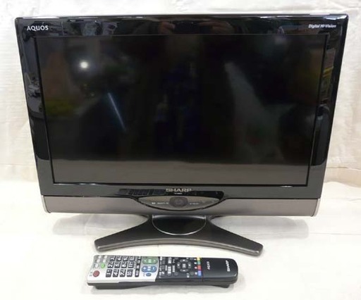 カード決済対応！20Y0016 5 SHARP シャープ AQUOS 液晶カラーテレビ LC-20DE7 2010年製　中古 キャッシュレス・消費者還元事業 対象店舗です