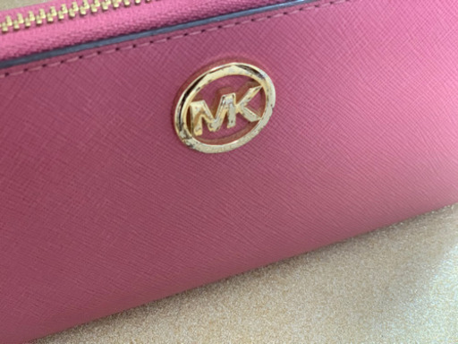 MICHAEL KORS/MK/ウォレットピンクシンプル