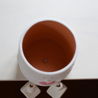 新品☆プランターカバー 白の画像