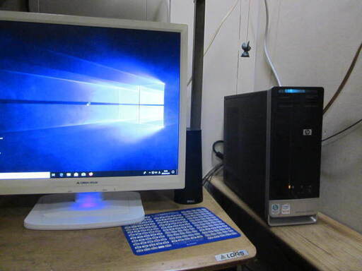 (至急) HPデスクトップPC  19インチモニターセット