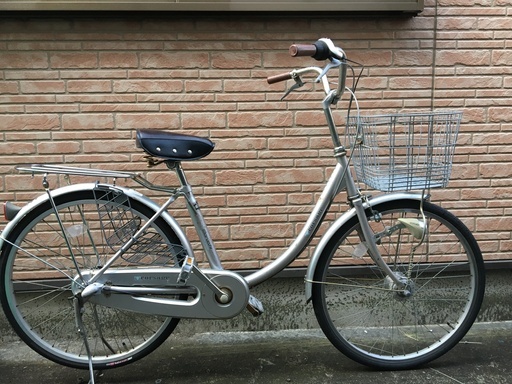 シティサイクル MARUISHI 内装3段変速 シルバー 24インチ