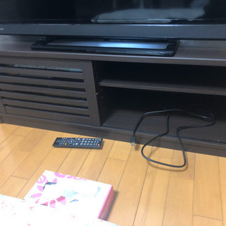 東芝REGZA 40型　2018年モデルテレビ台セットの画像