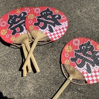 ちょうちん・祭うちわ【お祭りグッズ】イベントに！提灯・内輪の画像